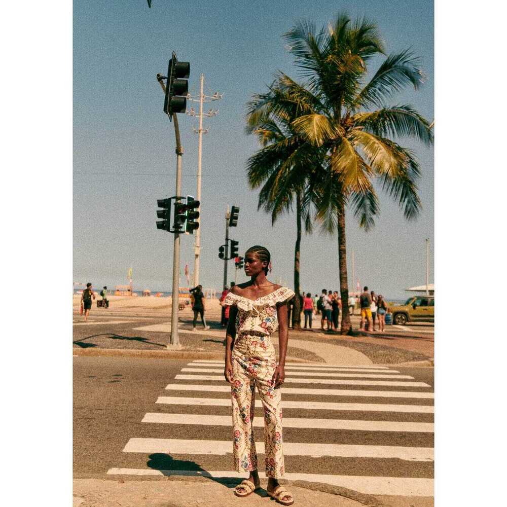 Romantic Garden Tiago Crop Pants